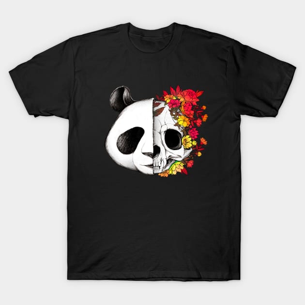 Panda Skull Rock T-Shirt by Tobe_Fonseca